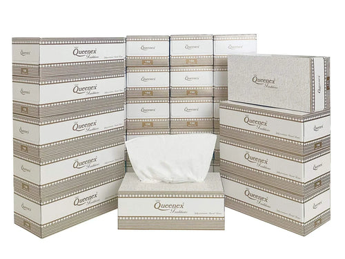 Soft Facial Tissues, 4500 Total, 3-Ply, 30-Pack Bulk, 150 Tissues/Box